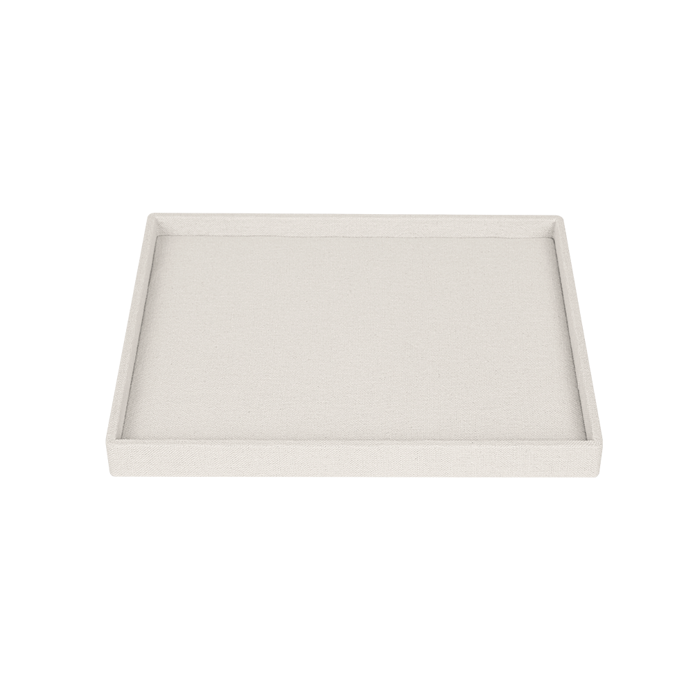 린넨 민판 악세사리 다용도 진열대 베이지 30x25x2.6