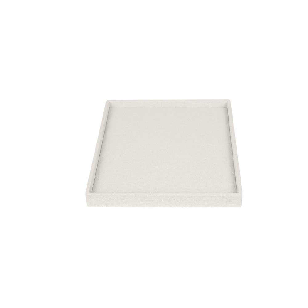 린넨 민판 악세사리 다용도 진열대 베이지 30x25x2.6