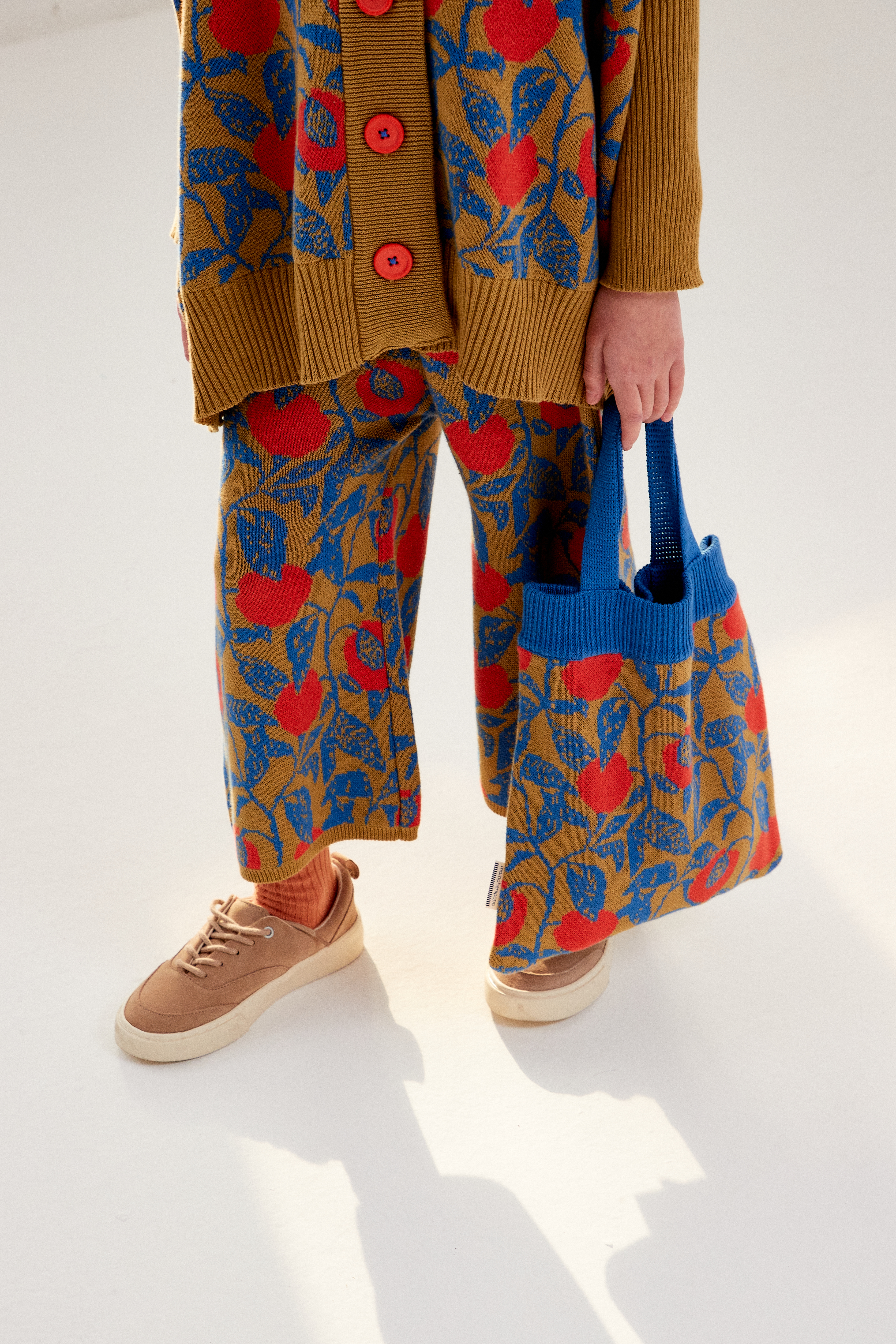 PEACH WIDE PANTS