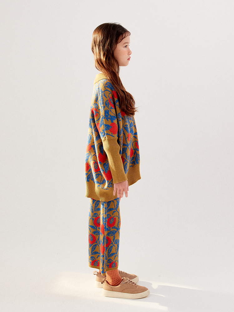 PEACH WIDE PANTS