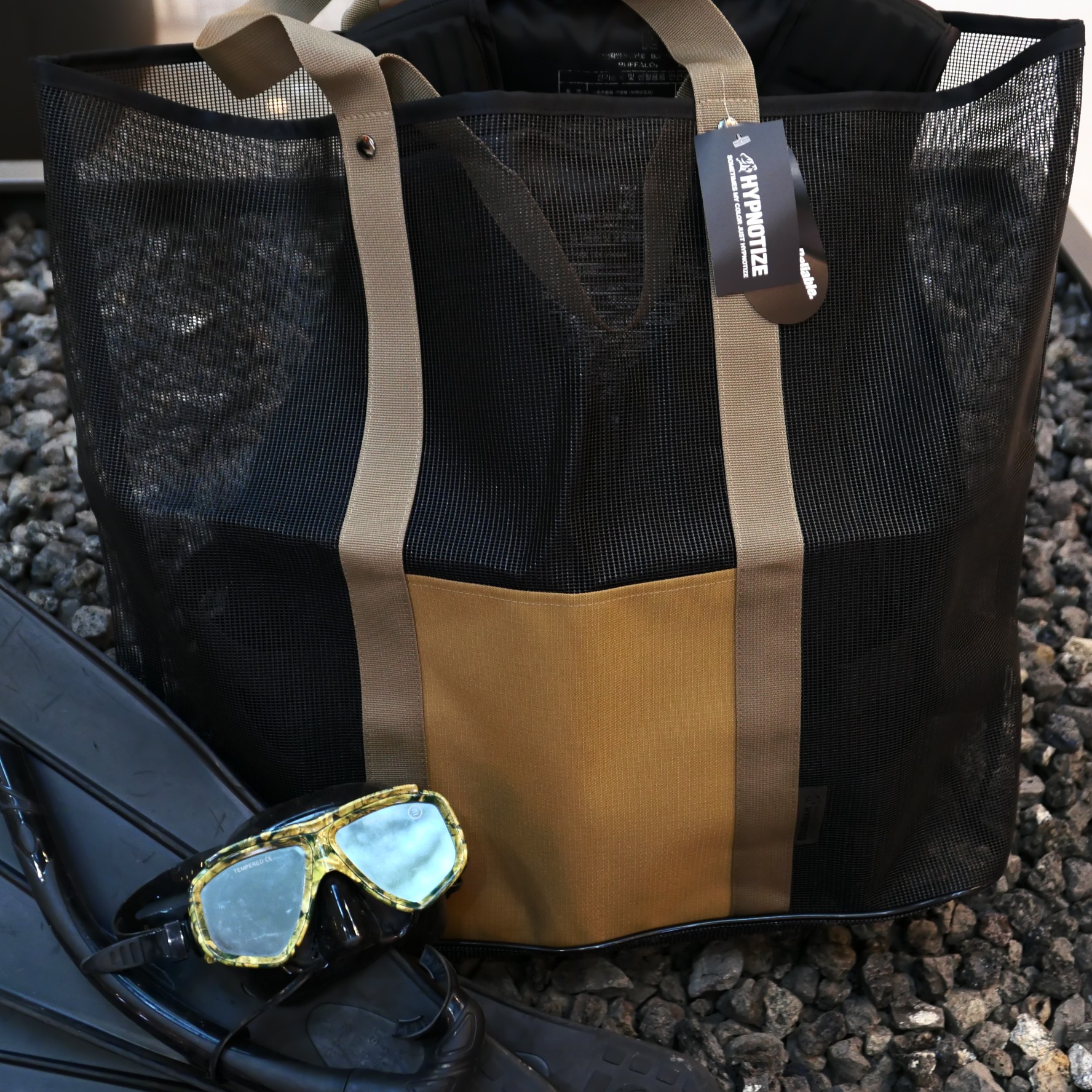 힙노타이즈 비치백 BEACH MESH BAG 메쉬백