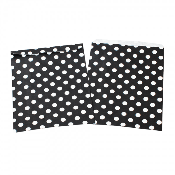 블랙 땡땡이 각대봉투 특대 16x21cm 100장