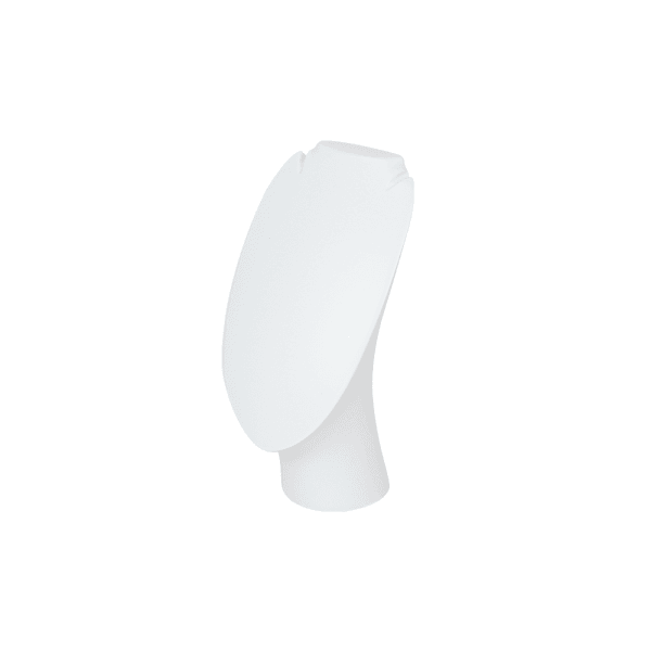 수지 타원형 목걸이 귀걸이 진열대 화이트 대 8x8x15