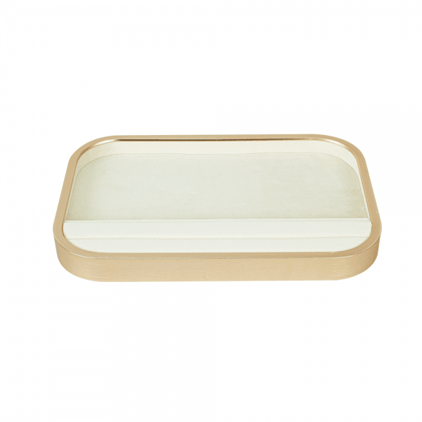 신주 1줄 서비스판 진열대 다용도 트레이 아이보리 30x20x3