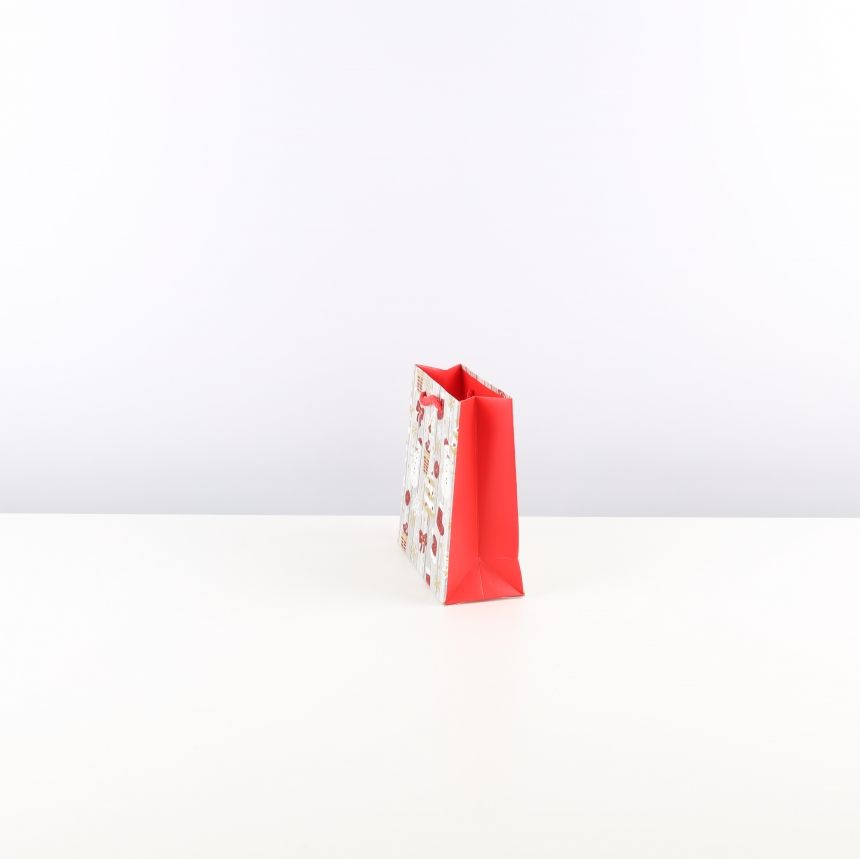 풀 눈사람 쇼핑백 소 15x6x14.5 10장 크리스마스