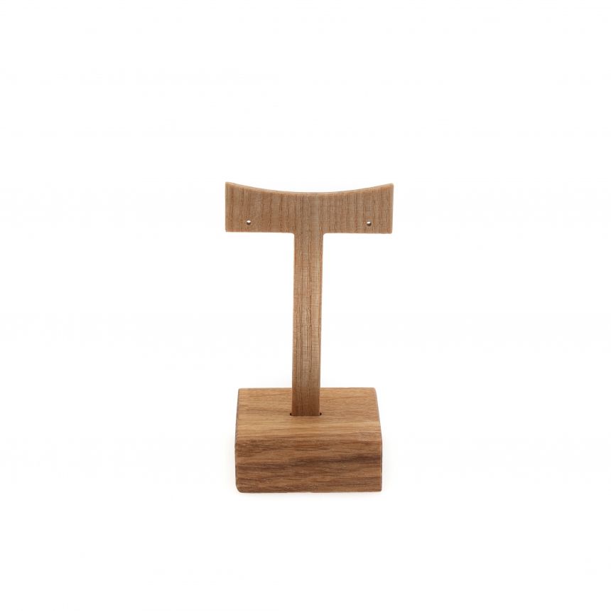 원목 T자 T형 귀걸이 진열대 소 5x4.3x6