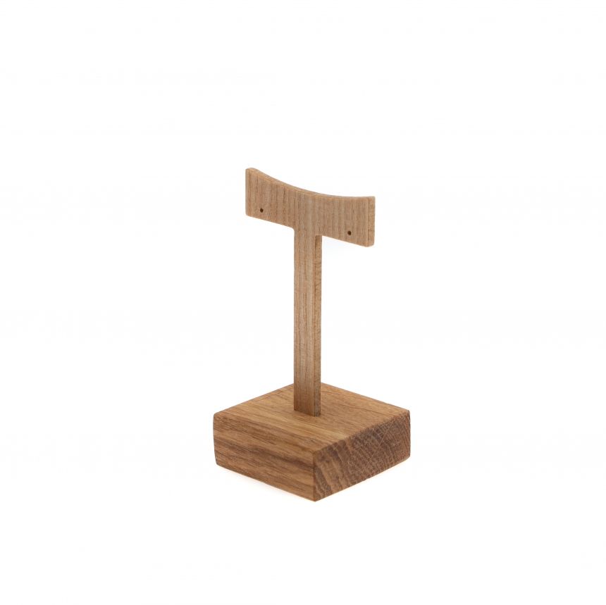 원목 T자 T형 귀걸이 진열대 소 5x4.3x6