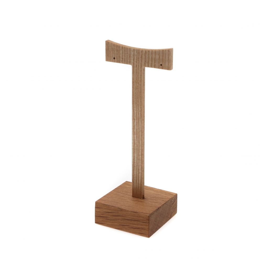 원목 T자 T형 귀걸이 진열대 대 5x4.3x10