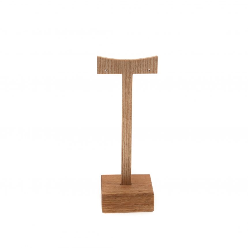 원목 T자 T형 귀걸이 진열대 대 5x4.3x10