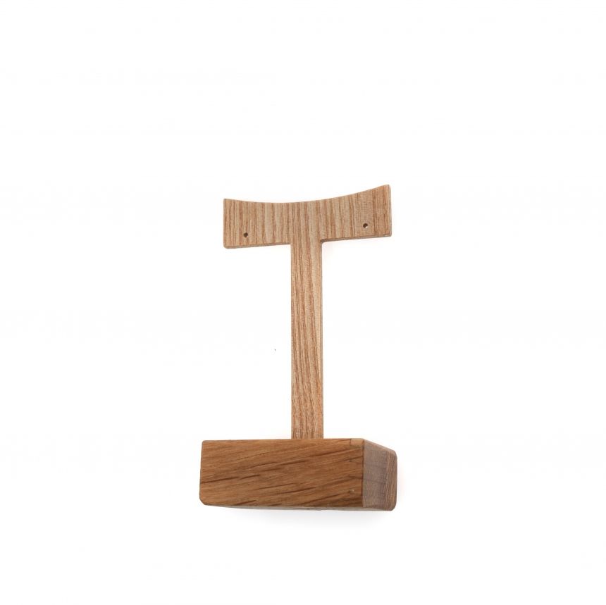 원목 T자 T형 귀걸이 진열대 소 5x4.3x6