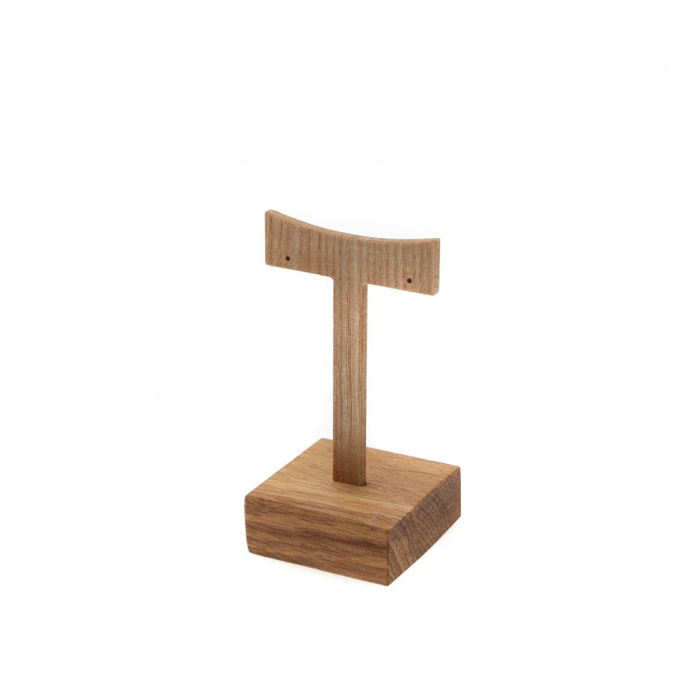 원목 T자 T형 귀걸이 진열대 소 5x4.3x6