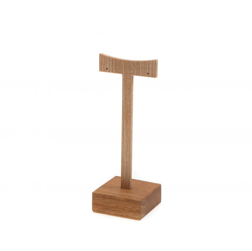 원목 T자 T형 귀걸이 진열대 대 5x4.3x10