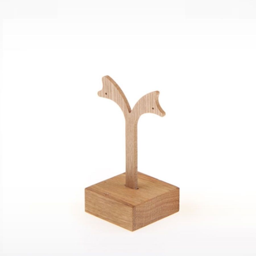 원목 Y자 T형 귀걸이 진열대 소 5.5x4.5x9.5
