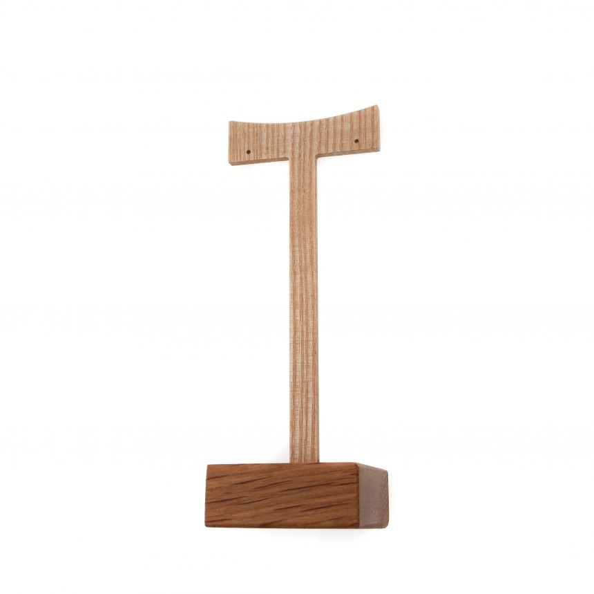 원목 T자 T형 귀걸이 진열대 대 5x4.3x10
