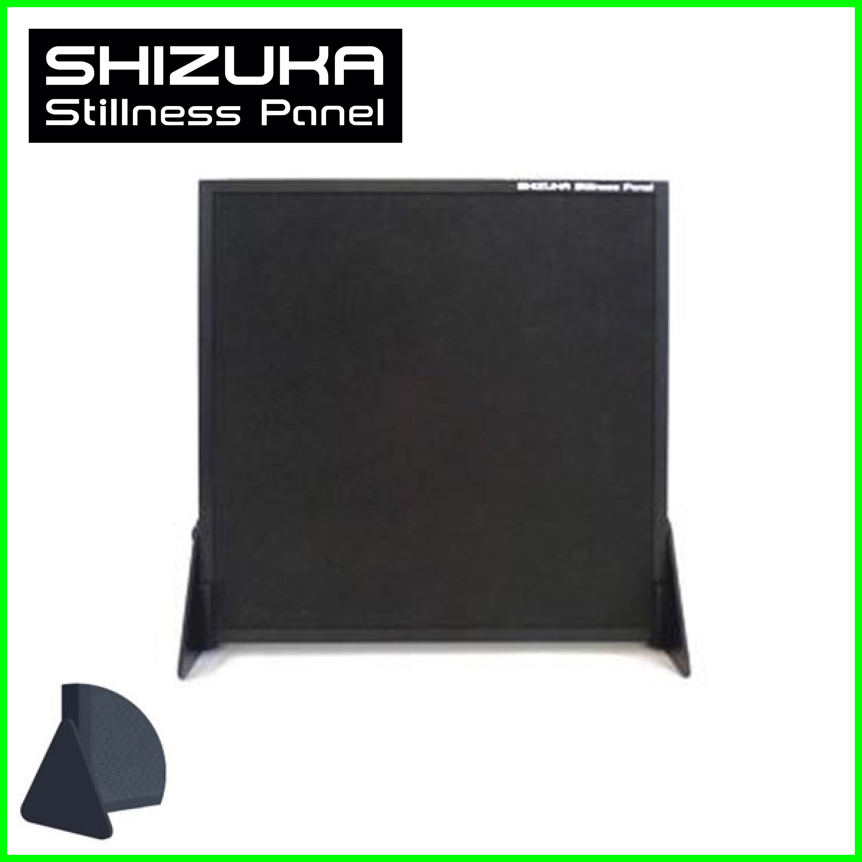 SHIZUKA 거치형 고급흡음차음패널 블랙/500x500/스탠드있음 ~SHIZUKA Stillness Panel~