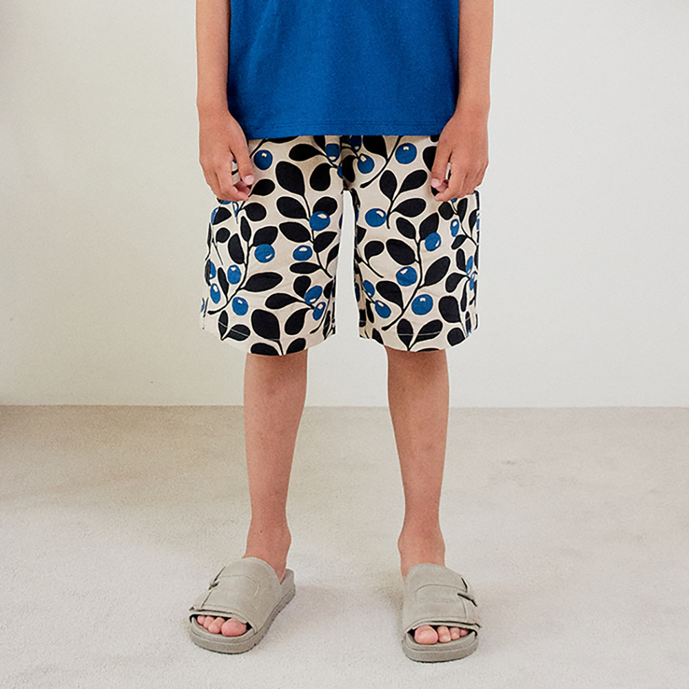 BERRY LINEN SHORTS