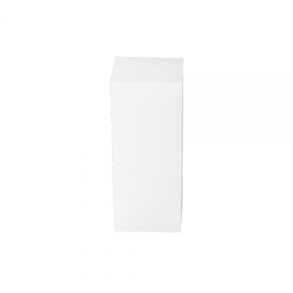아크릴 사각 블럭 다용도 진열대 유백색 대 4x3.5x10cm