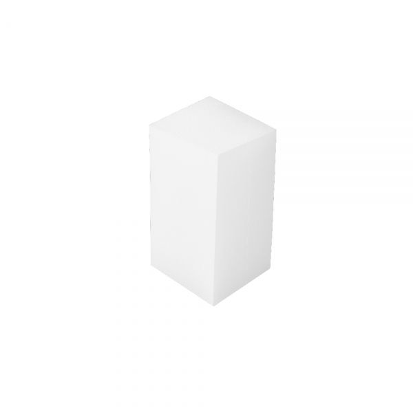 아크릴 사각 블럭 다용도 진열대 유백색 중 4x3.5x7cm