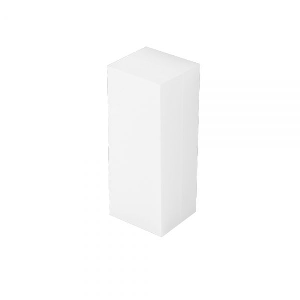 아크릴 사각 블럭 다용도 진열대 유백색 대 4x3.5x10cm