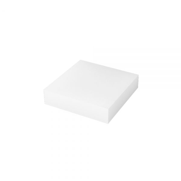 아크릴 20T 정사각 다용도 진열대 유백색 중 8x8x2cm