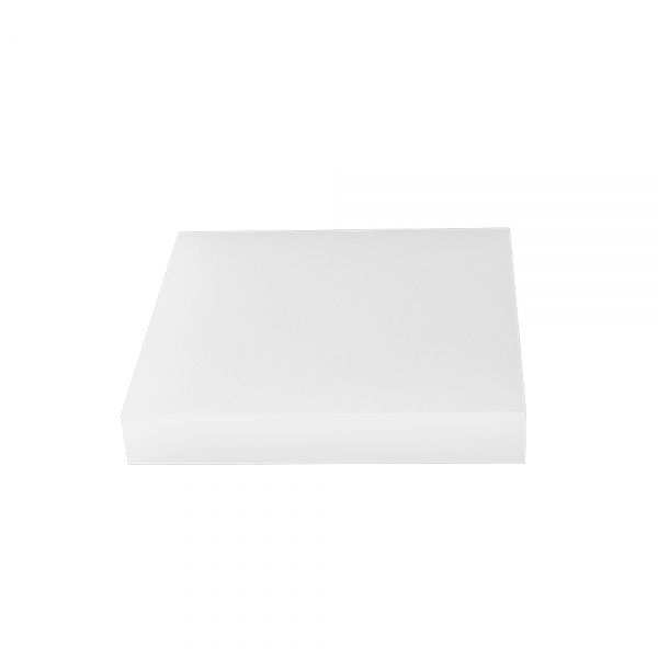 아크릴 20T 정사각 다용도 진열대 유백색 대 12x12x2cm