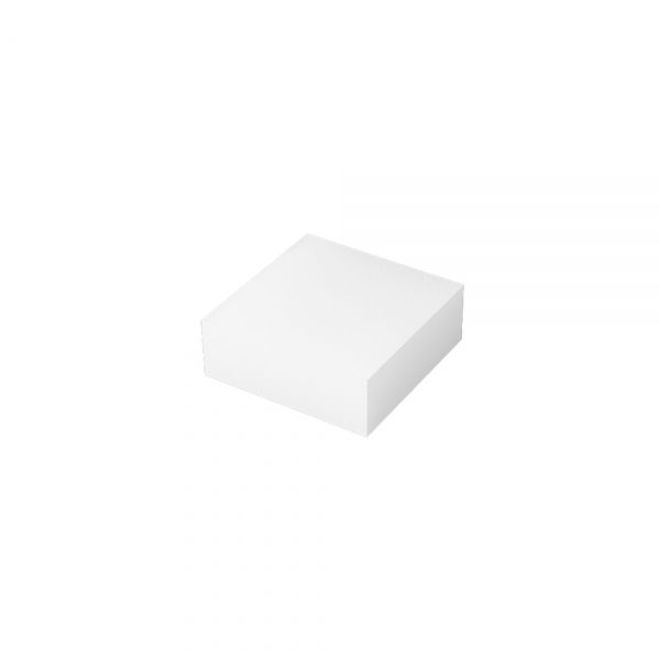 아크릴 20T 정사각 다용도 진열대 유백색 소 5x5x2cm