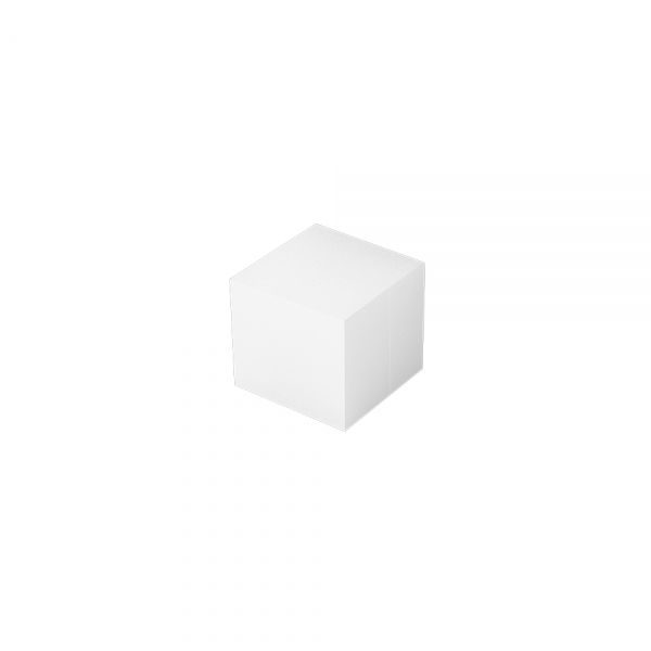 아크릴 사각 블럭 다용도 진열대 유백색 소 4x3.5x4cm