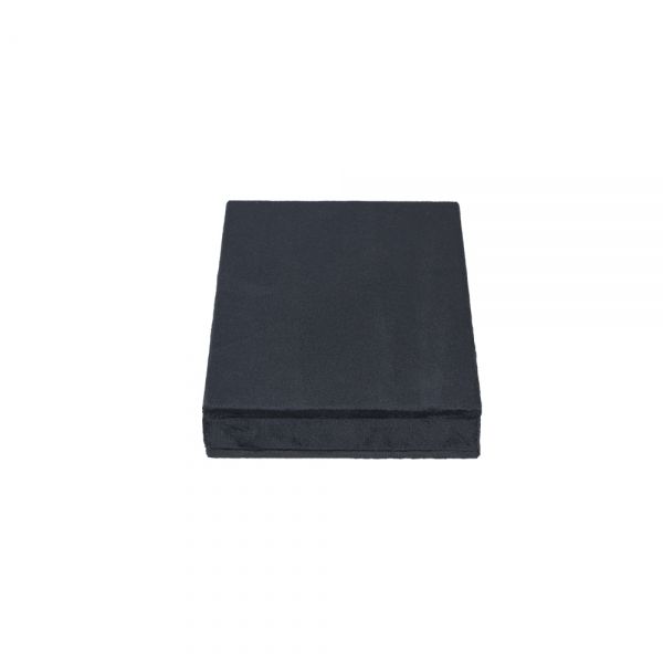 뉴 벨벳 목침 다용도 진열대 블랙 소 15x10x2cm