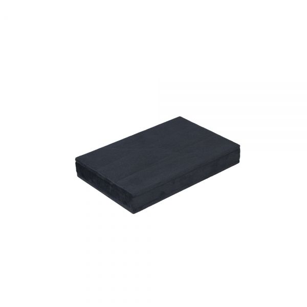 뉴 벨벳 목침 다용도 진열대 블랙 소 15x10x2cm