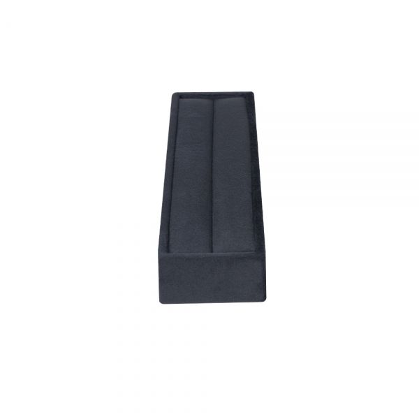 뉴 벨벳 1줄 반지 진열대 블랙 20x5.5x2.5cm