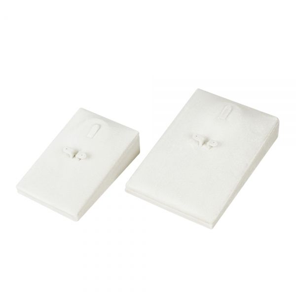 뉴 벨벳 사각 세트 진열대 아이보리 소 7.5x11x4cm