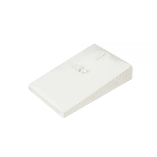 뉴 벨벳 사각 세트 진열대 아이보리 대 10x15x4cm