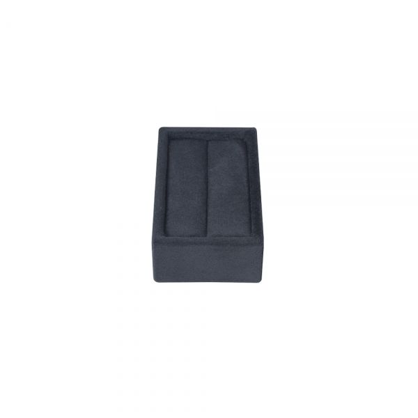 뉴 벨벳 1줄 반지 진열대 블랙 소 8x5x2.5cm