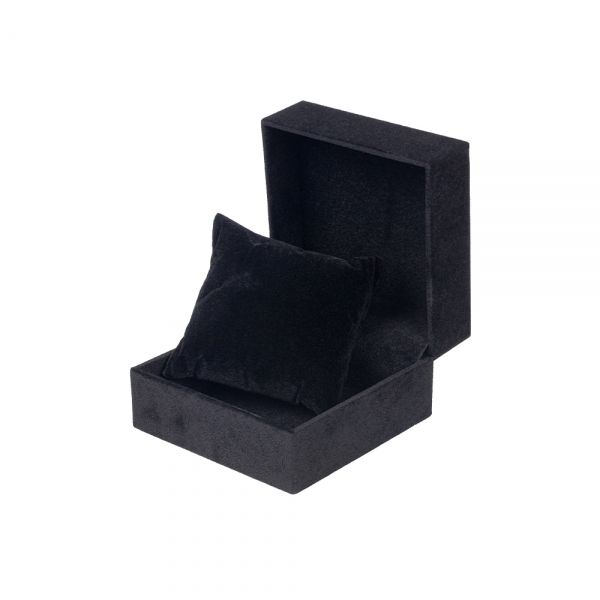 벨벳 타니 쿠션 팔찌 시계 주얼리 케이스 블랙 10x10x6cm 10개