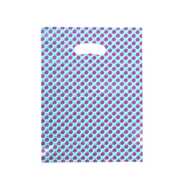 도트 평비닐 봉투 민트 35x45cm 50장