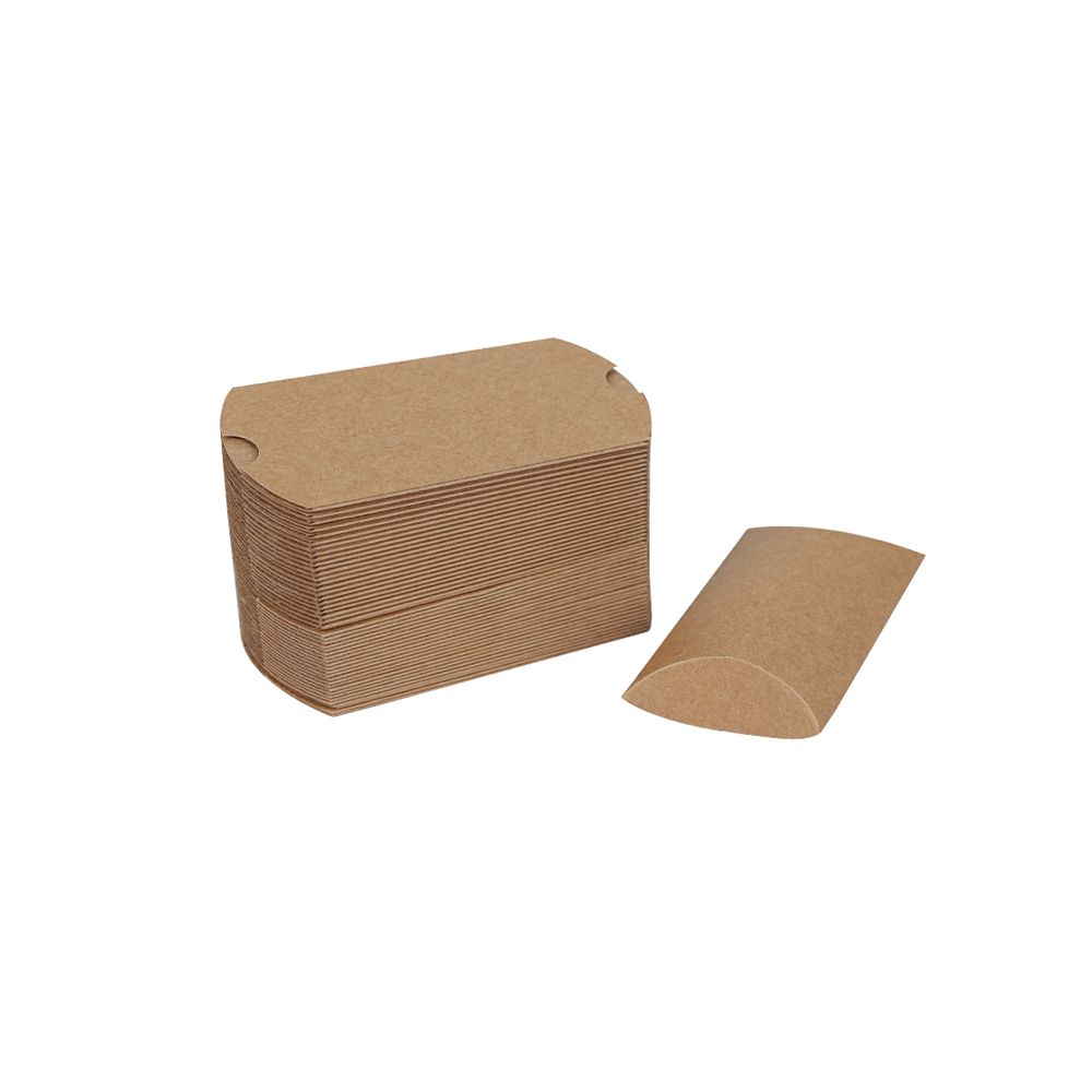 크라프트 베개상자 선물 포장 주얼리 케이스 소 10x5.5x2.5cm 50장