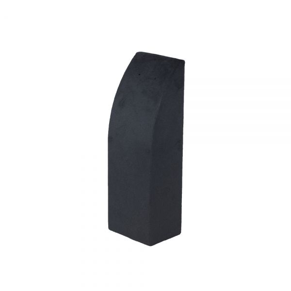 뉴벨벳 일자형 목걸이 귀걸이 세트 진열대 블랙 대 5.5x5x20