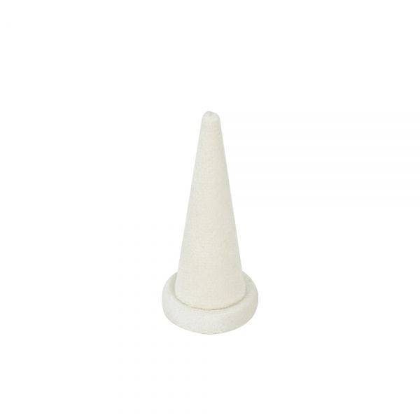 뉴 벨벳 고깔 진열대 아이보리 3.5x4x7.5cm