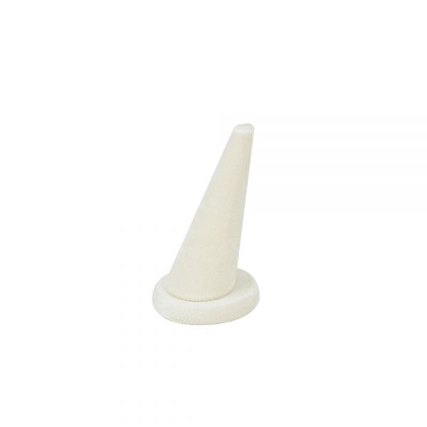 뉴 벨벳 고깔 진열대 아이보리 3.5x4x7.5cm