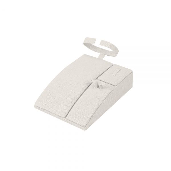 린넨 사각 팔찌 세트 C형 진열대 베이지 10x13.5x7cm