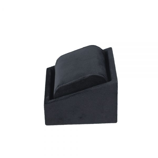 뉴 벨벳 사각 1구 쿠션 팔찌 시계 진열대 블랙 9X9x7cm
