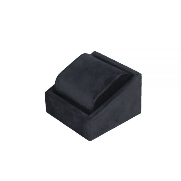 뉴 벨벳 사각 1구 쿠션 팔찌 시계 진열대 블랙 9X9x7cm