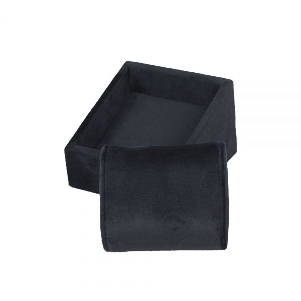 뉴 벨벳 사각 1구 쿠션 팔찌 시계 진열대 블랙 9X9x7cm