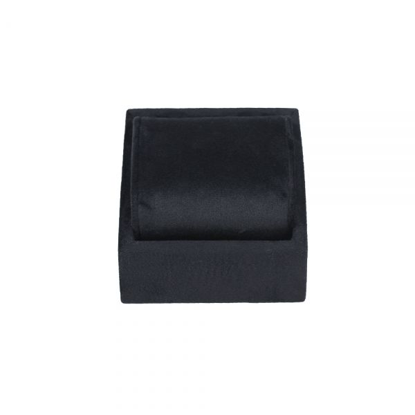 뉴 벨벳 사각 1구 쿠션 팔찌 시계 진열대 블랙 9X9x7cm