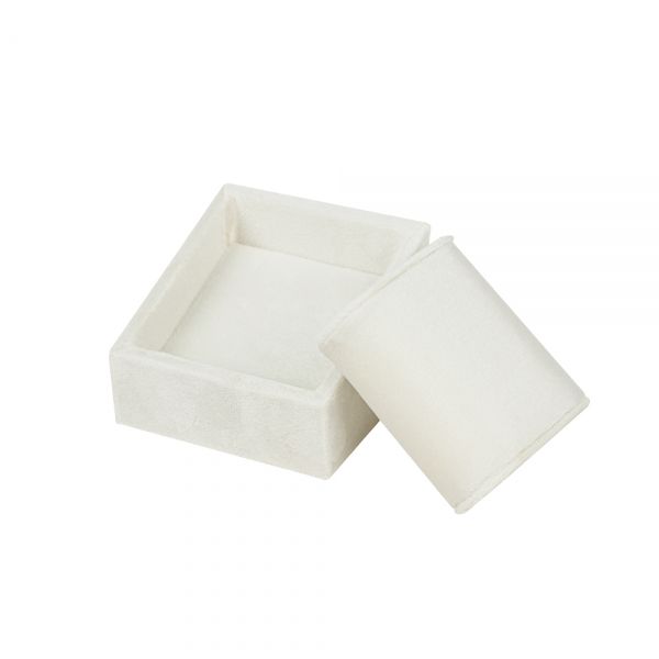 뉴 벨벳 사각 1구 쿠션 팔찌 시계 진열대 아이보리 9X9x7cm