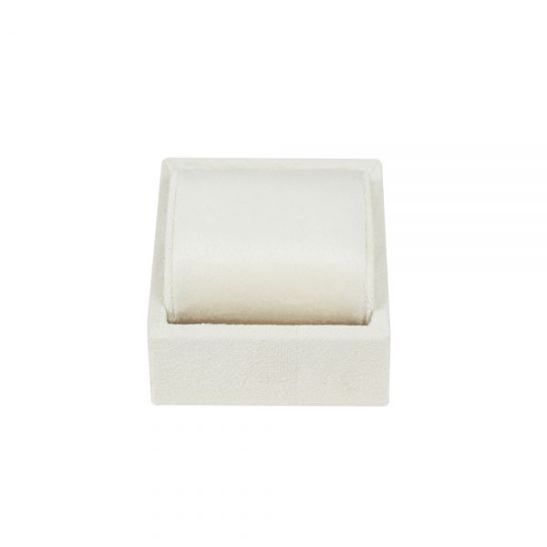 뉴 벨벳 사각 1구 쿠션 팔찌 시계 진열대 아이보리 9X9x7cm