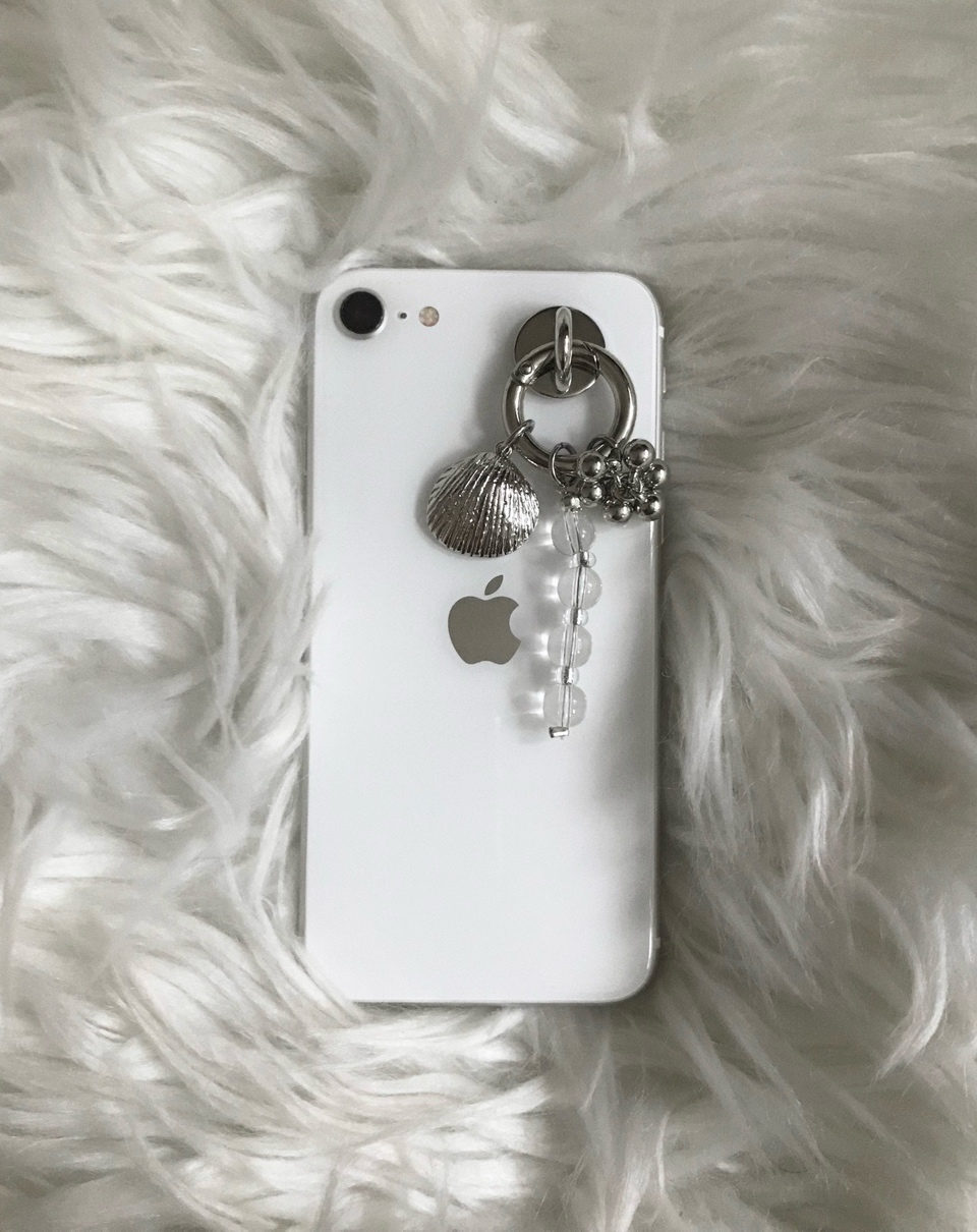 Shell keyring (silver/gold)