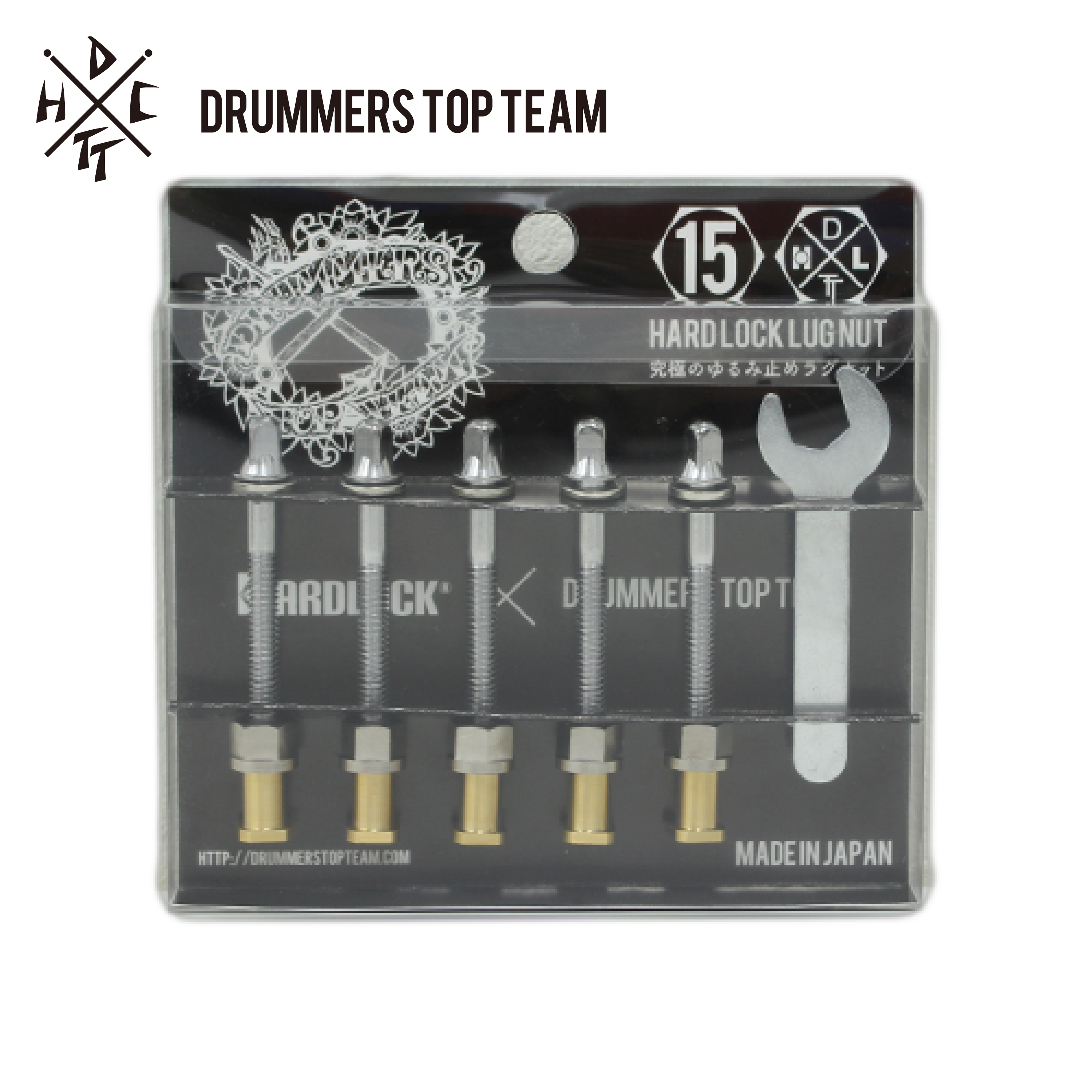 DTT x HARDLOCK 텐션볼트 고정장치 하드록 러그너트 15mm x 5개