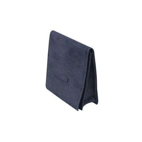 고급 사각 덮개형 세트 주얼리 주머니 파우치 네이비 8.5x3x8.5cm 2장