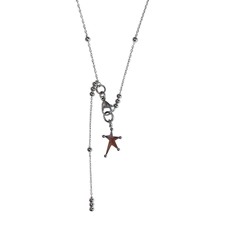Drop Chain Star Necklace